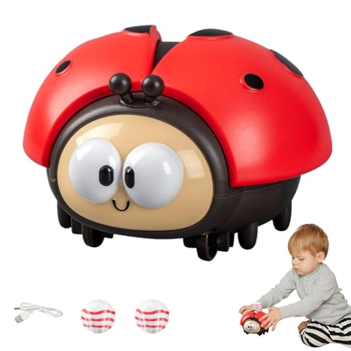 Rrlihjgu Schwimmendes Ballspielzeug, Kugelblasspielzeug, Marienkäfer-Ball-Spielzeug, wiederaufladbar über USB, Tierspielzeug für Kinder, niedliches sensorisches Spielzeug für Zuhause, Garten Rrlihjgu Schwimmendes Ballspielzeug, Kugelblasspielzeug, Marienkäfer-Ball-Spielzeug, wiederaufladbar über USB, Tierspielzeug für Kinder, niedliches sensorisches Spielzeug für Zuhause, Garten von Rrlihjgu