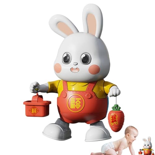 Rrlihjgu Singendes und tanzendes Tier, musikalisches Kaninchen, elektrisches Sängerspielzeug für Kinder, frühes Gesangslernspielzeug mit 48 Liedern für Kinder, Musikspielzeug Rrlihjgu Singendes und tanzendes Tier, musikalisches Kaninchen, elektrisches Sängerspielzeug für Kinder, frühes Gesangslernspielzeug mit 48 Liedern für Kinder, Musikspielzeug von Rrlihjgu