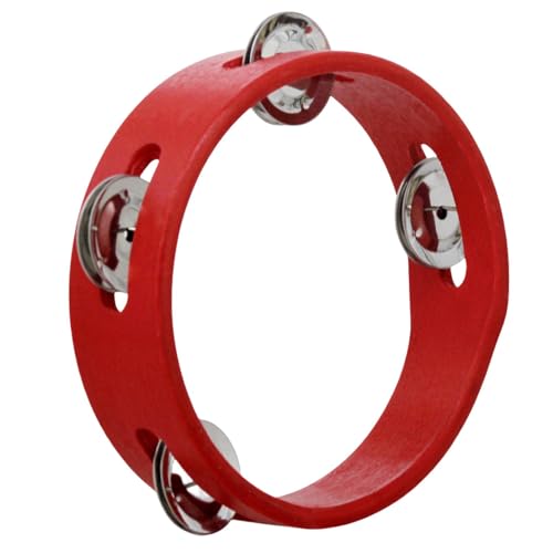 Rrlihjgu Tambourine für Kinderpartys, Tamburin | Jingles-Schlaginstrument, pädagogisches Tamburin für Handinstrumente, Tamburin aus Holz mit Metallglöckchen Rrlihjgu Tambourine für Kinderpartys, Tamburin | Jingles-Schlaginstrument, pädagogisches Tamburin für Handinstrumente, Tamburin aus Holz mit Metallglöckchen von Rrlihjgu