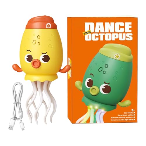 Rrlihjgu Tanzendes Spielzeug Für Kinder, Krabbelnder Oktopus Elektrische Tanzspielware, Beleuchteter Zappelbegleiter Mit Hindernisvermeidung Für Kinder Kleinkinder Rrlihjgu Tanzendes Spielzeug Für Kinder, Krabbelnder Oktopus Elektrische Tanzspielware, Beleuchteter Zappelbegleiter Mit Hindernisvermeidung Für Kinder Kleinkinder von Rrlihjgu