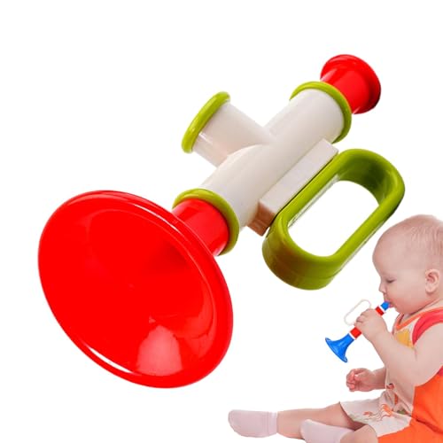 Rrlihjgu Trompete für Kinder,Spielzeugtrompete für Kinder - Trompetenmusik für Kinder,Trompetenspielzeug für Kinder, Rhythmen, Spielzeug für den -Musikunterricht von Rrlihjgu