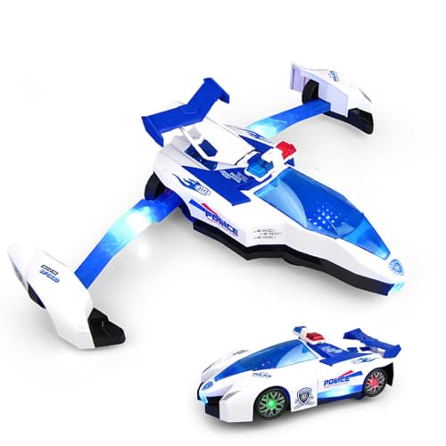 Rrlihjgu Verwandlungsauto, Transformationsauto, Flugzeugspielzeug, Transformator-Spielzeug, Flugzeugspielzeug mit Licht und Musik, für Kinder von 3 bis 5 Jahren Rrlihjgu Verwandlungsauto, Transformationsauto, Flugzeugspielzeug, Transformator-Spielzeug, Flugzeugspielzeug mit Licht und Musik, für Kinder von 3 bis 5 Jahren von Rrlihjgu
