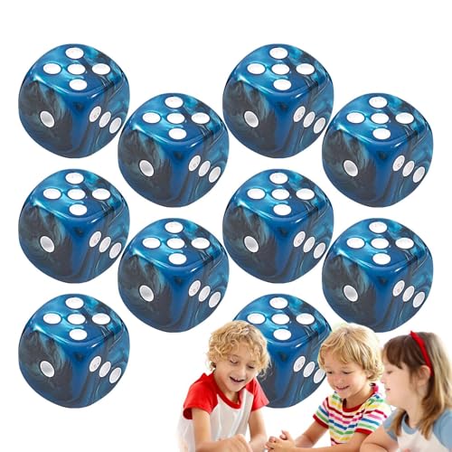 Rrlihjgu Würfelset - 6-seitige Acrylwürfel mit Etui | tragbares Zubehör mit Rand, für Männer, Frauen und Jugendliche ab 12 Jahren Rrlihjgu Würfelset - 6-seitige Acrylwürfel mit Etui | tragbares Zubehör mit Rand, für Männer, Frauen und Jugendliche ab 12 Jahren von Rrlihjgu