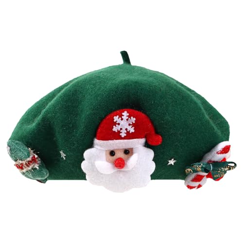 Rrongwn Weihnachtshut Erwachsene Damen Klassisch Warm Weihnachtsmütze Strickmützen Weihnachtsfeier Winter Bequeme Hat Santa Hat Weihnachtshut Herren Rote Weich Wintermütze Nikolausmütze von Rrongwn