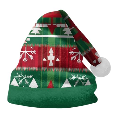 Rrongwn Weihnachtsmütze Nikolausmütze Plüsche Weihnachtsmann Mütze Rote Santa Mütze Warm Dicker Nikolaus Mütze Weihnachtsmütze Erwachsene Weihnachtsmütze Für Kinder Winter Santa Cap von Rrongwn