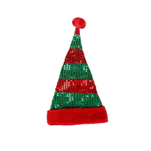 Rrongwn Weihnachtsmützen Erwachsene Eltern Kind Weihnachtsmütze Baby Santa Hat Dicker Weihnachtsmann Santa Nikolaus Mütze Lustige Weihnachtsmann Kostüm von Rrongwn