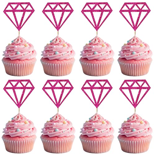 Rsstarxi 24 Stück Diamant Cupcake Topper Glitzer Diamant Cupcake Picks für Brautdusche Verlobung Hochzeit Jahrestag Geburtstag Party Kuchen Dekorationen Zubehör Lila Rsstarxi 24 Stück Diamant Cupcake Topper Glitzer Diamant Cupcake Picks für Brautdusche Verlobung Hochzeit Jahrestag Geburtstag Party Kuchen Dekorationen Zubehör Lila von Rsstarxi