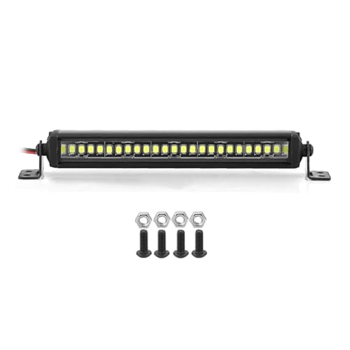 Rtppyakk RC Auto-Dachlampe 24 36 LED-Lichtleiste für 1/10 RC Crawler Axial SCX10 90046/47 SCX24 Wrangler D90 TRX4 Karosserie, C von Rtppyakk