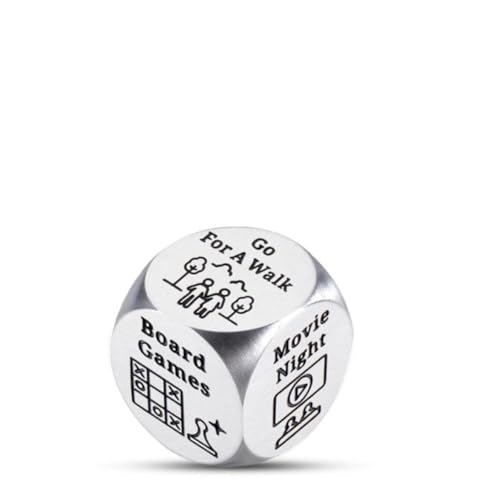 Date Night Dice,Stainless Steel Date Night Dice For Adult, Funny Couple Date Steel Decision Choice Dice to Night Maker,Dice von Rtyweth