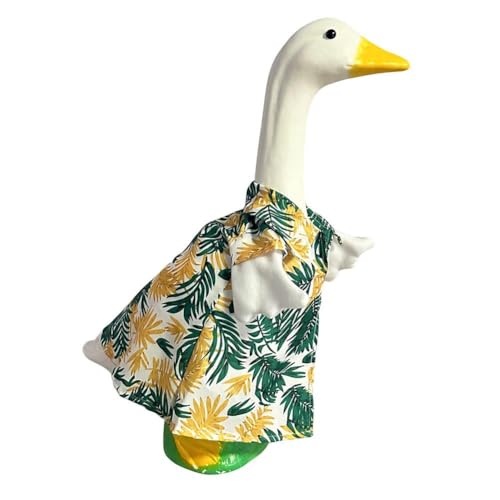 Rtyweth (Nur Tuch ohne Gans) Outfit 23 Zoll Hawaiian Bikini Veranda Kleidung Rasen Gans Für Garten Niedliches Hinterhof Kleid F5B4 Kostüm Gans Sommertücher Für Kostüm Frühling Patrick Veranda Statue von Rtyweth