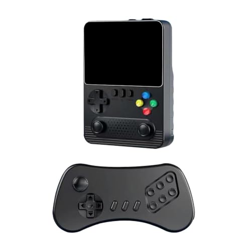 X9 Handheld-Spieler, Dual-3D-Spielkonsole mit 32 G Spielkonsole, Kartengerät, Mini-Retro-Auflösung, tragbar, X9-Spiel, IPS, unterstützt 64 GB Retroblast 3,5 Karte, 640 x 480 IPS IPS Reso von Rtyweth