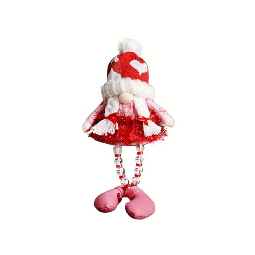 Ruarby Valentinstag gestrickte Elfen Puppen Glowing Tomte Swedish For Housewarmings Gnomes Elves von Ruarby