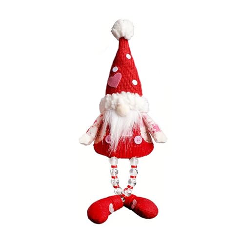 Ruarby Valentinstag gestrickte Elfen Puppen Glowing Tomte Swedish For Housewarmings Gnomes Elves von Ruarby