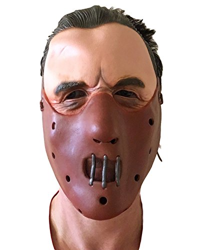 Hannibal Fesselmaske von Johnniesfx, Vollgesicht, Lämmer, Stille, Einheitsgröße von Rubber Johnnies