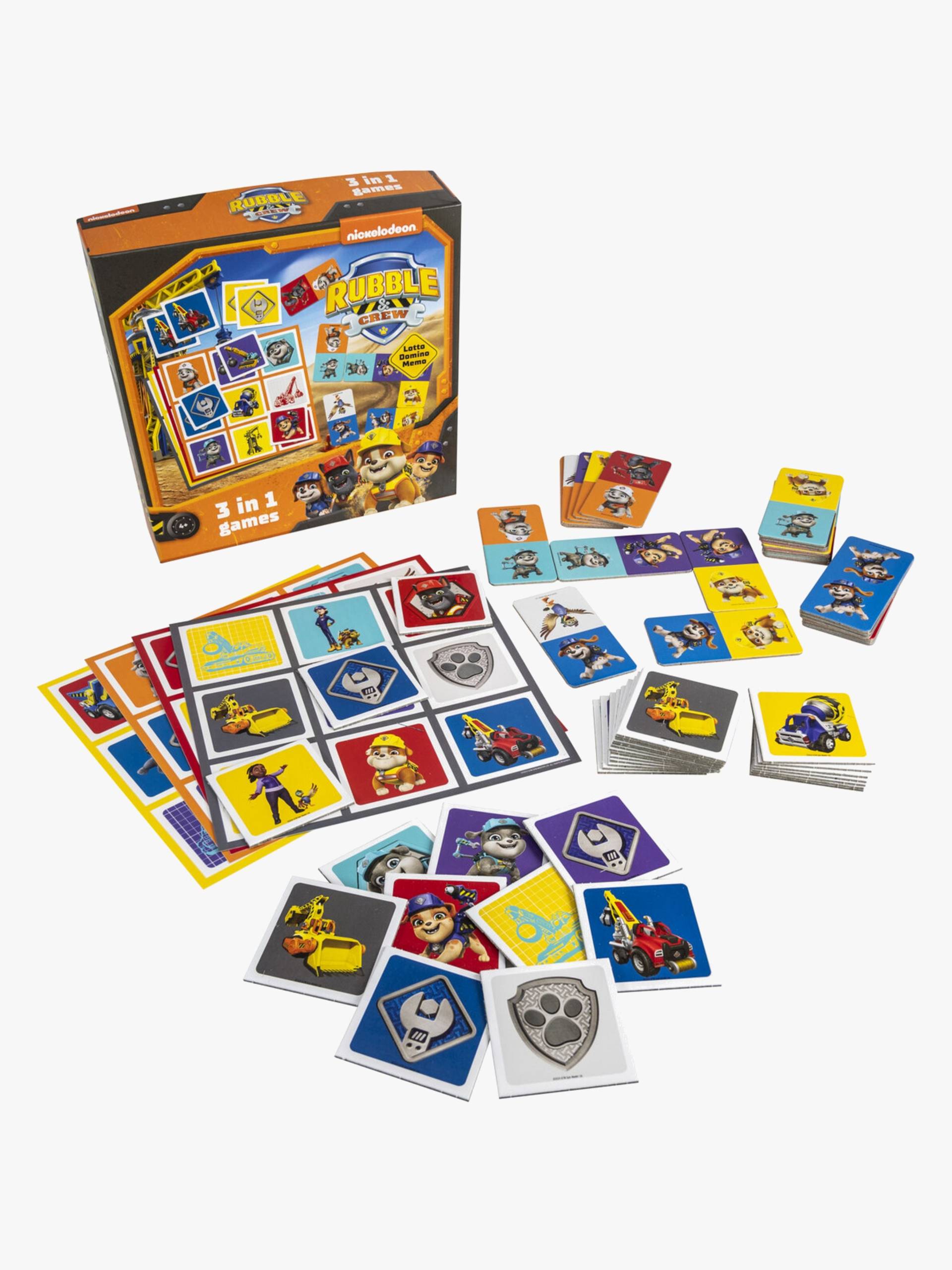 Rubble & Crew Rubble & Crew Spiel 3-in-1 Rubble & Crew Rubble & Crew Spiel 3-in-1 von Rubble & Crew