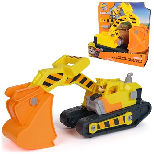 Rubble & Crew - Rubbles extragroßer 2-in-1 Premium Bagger-Fahrzeug, Planierraupe mit Baggerschaufel, Schweißbrenner, Schraubenzieher, Schraubenschlüssel, Rubble Figur, Spielzeug für Kinder ab 3 Jahren Rubble & Crew - Rubbles extragroßer 2-in-1 Premium Bagger-Fahrzeug, Planierraupe mit Baggerschaufel, Schweißbrenner, Schraubenzieher, Schraubenschlüssel, Rubble Figur, Spielzeug für Kinder ab 3 Jahren von Rubble & Crew