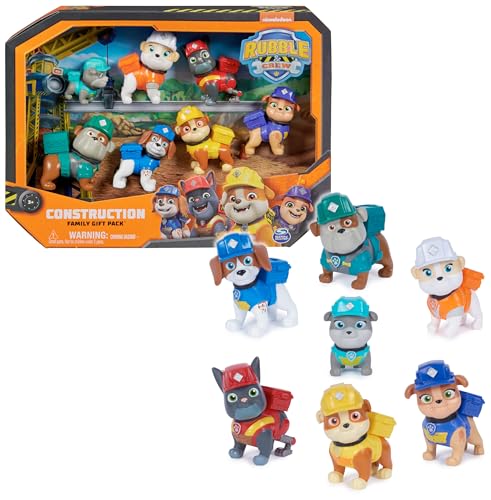 Rubble & Crew - Spielfiguren-Geschenkset mit 7 Hundefiguren zum Sammeln, Spielzeugfiguren, Spielzeug geeignet für Kinder ab 3 Jahren von Rubble & Crew