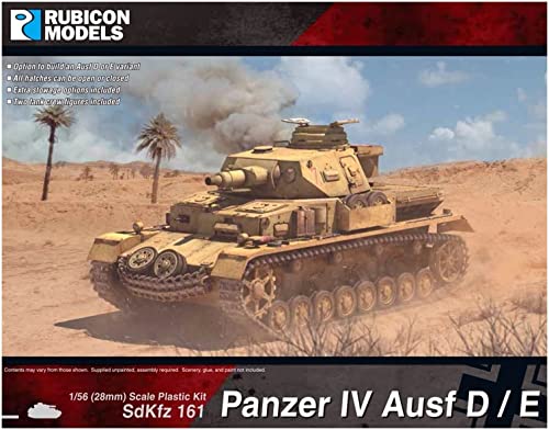 Rubicon Models 1/56 - 28 mm Plastic Model Kit Panzer IV Ausf D/E 280076 von Rubicon Models