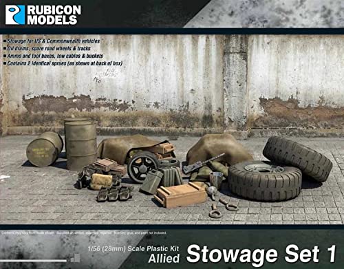 Rubicon Models 1/56 scale/28mm Allied Stowage set #1 by [AFV not included] von Rubicon Models