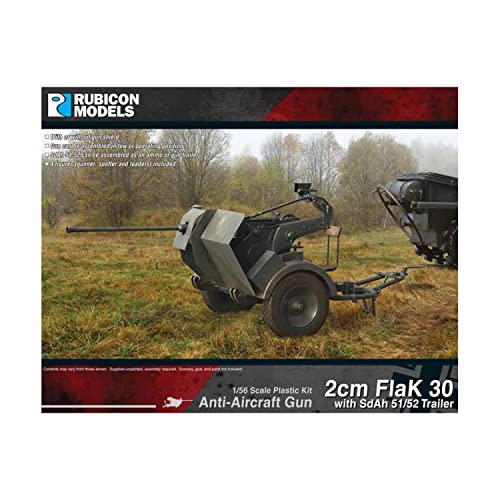 Rubicon Models 2cm FlaK30 w/SdAh 51/52 Trailer von Rubicon Models