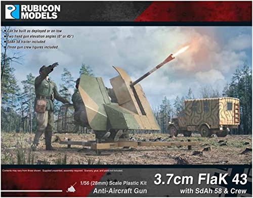 Rubicon Models 3,7 cm FlaK43 mit SdaH58 & Besatzung von Rubicon Models