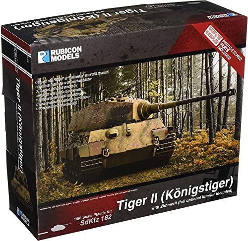 Rubicon Models Tiger II (Königstiger) mit Zimmerit Maßstab 1:56 28mm von Rubicon Models