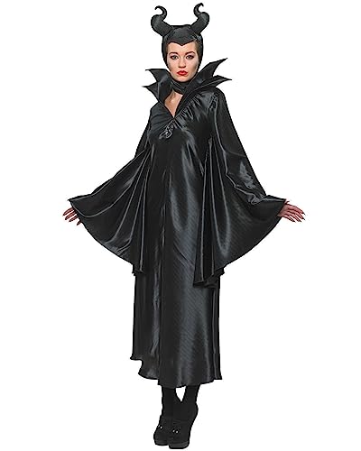 Disney Maleficent Damenkostüm Böse Fee Lizenzware schwarz - M von Rubie's