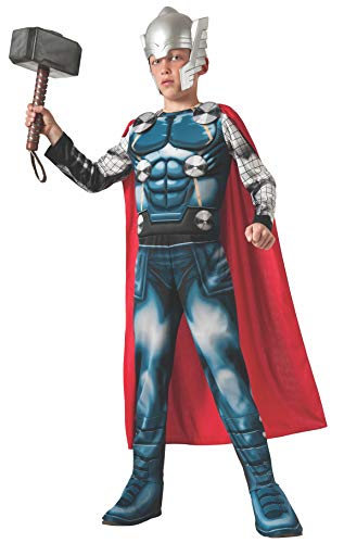 Rubie'sAvengers Assemble THOR Deluxe Kinder Muskel Kostüm Fasching Karnevall Junge 128cm von Rubie's