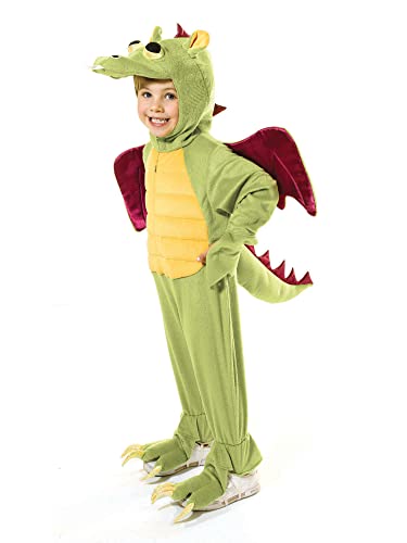 Bristol Novelty CC891 Drachen Kostüm, Grün, Jungen, Medium, 128 cm von Rubie's