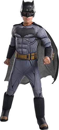 Rubies Jungen Justice League Deluxe Batman Kostüm groß für Mottoparty und Halloween von Rubie's