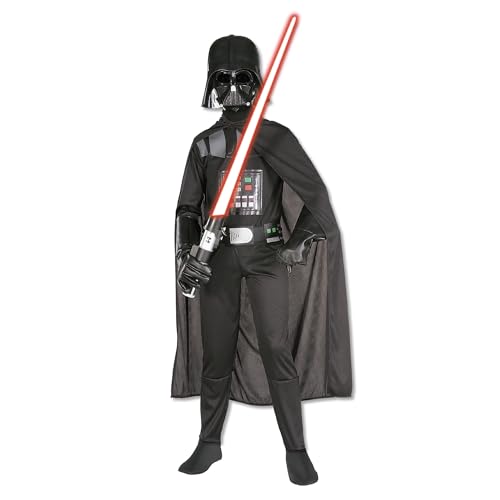 Rubie's Offizielles Disney Star Wars Darth Vader-Kostüm, Kindergröße M, Alter 5-6 Jahre, Halloween von Rubie's