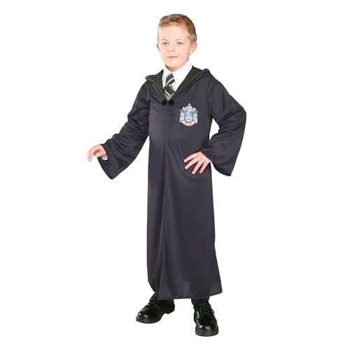 Rubies 884254-S Kostüm für Kinder, „Slytherin“-Umhang aus „Harry Potter, Größe S M (5-7 años) bunt von Rubie's