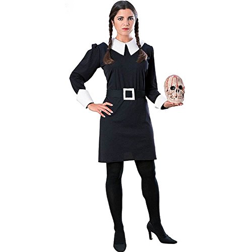 Offizielles Wednesday -Kostüm der Addams Family für Damen Halloween - L von Rubie's