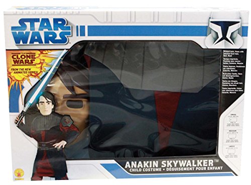 Original Lizenz Star Wars Clone Wars Anakin Skywalker Clonewars Starwars Kostüm Gr. 128 - 140 von Rubie's