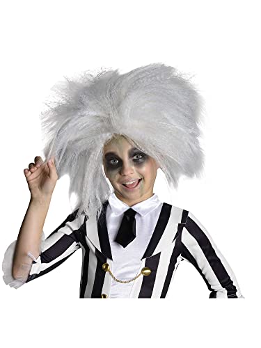 RUBIE'S Official 36630NS Beetlejuice-Perücke zum Kinder-Kostüm, Einheitsgröße Halloween von Rubie's