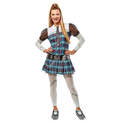 Rubie's 1000684M Frankie Stein Erwachsenenkostüm Monster High Fasching, Damen, Mehrfarbig, 42-44 Halloween von Rubie's