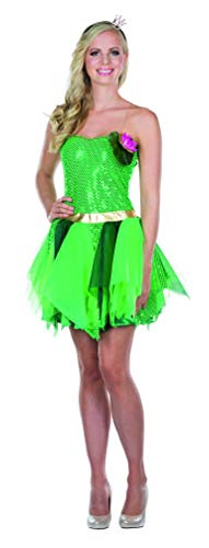 Rubie's 13308-38 Froschkönigin Kleid Kostüm grün Größe 38 Damen Karneval Märchen, Multi-Colored von Rubie's