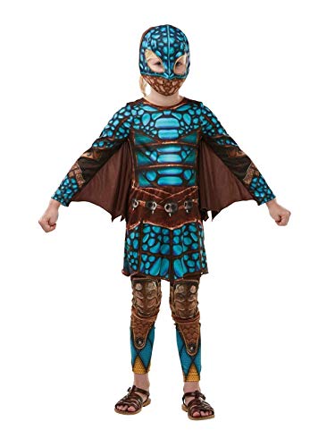 Rubie's 300005 9–10 How to Train your Dragon Fancy Dress, Jungen, mehrfarbig Halloween von Rubie's