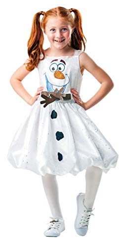 Rubies Offizielles Disney Frozen 2, Olaf Air Motion Moving Kleid, Kinderkostüm, Größe L Alter 7-8 Jahre von Rubie's