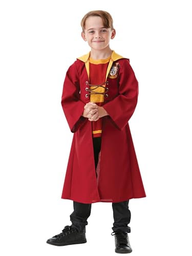 Rubie's 3006939-10000 Harry Potter Batman Kostüm, Unisex-Kinder, Einfarbig, rot, 9-10 Jahre von Rubie's