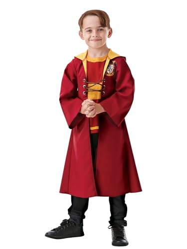 Rubie's 3006939-10000 Harry Potter Batman Kostüm, Unisex-Kinder, Einfarbig, rot, 9-10 Jahre Halloween von Rubie's