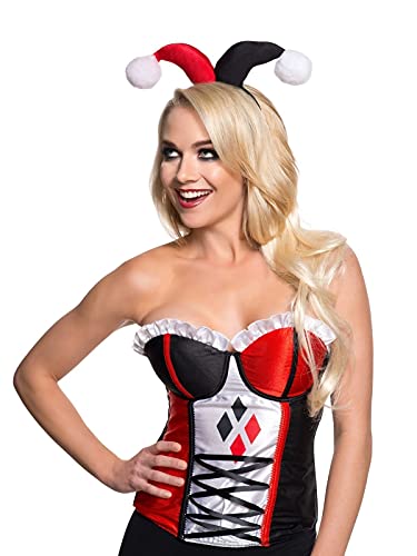 Rubie's 32228NS Official Harley Quinn Stirnband, Kostümzubehör für Erwachsene, Einheitsgröße Halloween von Rubie's