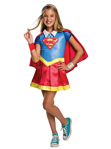 Rubie's 3620714 - DC Super Hero Girls Supergirl Deluxe Kinderkostüm Halloween von Rubie's