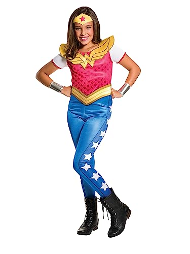 Rubie's 3620743 - DC Super Hero Girls Wonder Woman Kinderkostüm, S Halloween von Rubie's