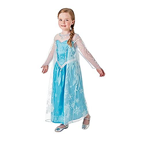 Rubie's 3630034 - Elsa Frozen Deluxe, Action Dress Ups und Zubehör, S von Disney