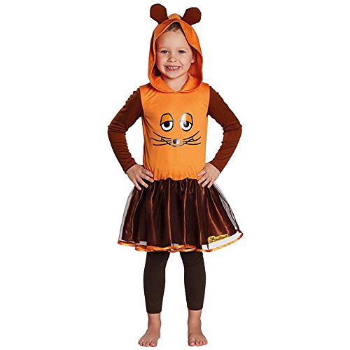 Rubie's 380401-140 Kleid Die Maus Kinder 140, Orange von Rubie's