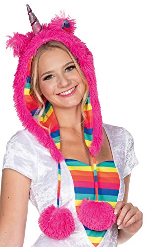 Rubie's 4580104-STD Einhorn Plüschmütze pink Accessoire Karneval Märchen Festival von Rubie's