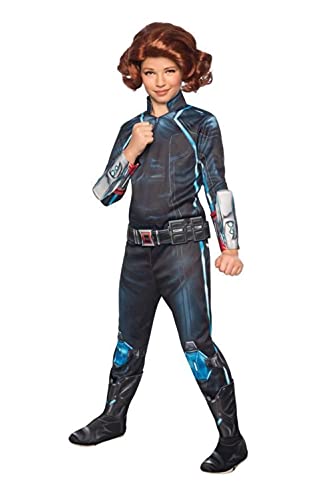 Rubie's 610444_S Marvel Black Widow Deluxe Costume (Small), Unisex Children von Rubie's