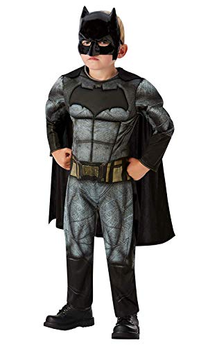 Rubie's authentisches Justice League Deluxe Batman Kinderkostüm, 9/10 Jahre 140 cm. von Rubie's