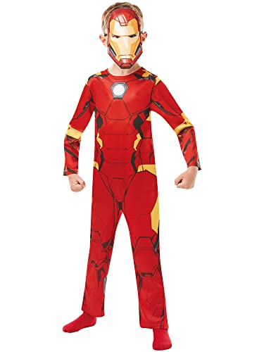 Rubie's 640829S Marvel Avengers Iron Man Classic Kinderkostüm, Jungen, 3-4 Jahre Halloween von Rubie's